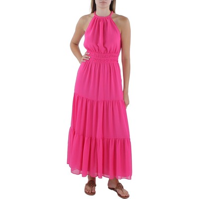 1.Женское розовое платье макси на бретелях без рукавов State Womens XS BHFO 7462