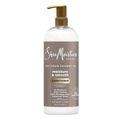 SheaMoisture Coconut Oil Conditioner, Shampoo, 34 fl oz/ ea