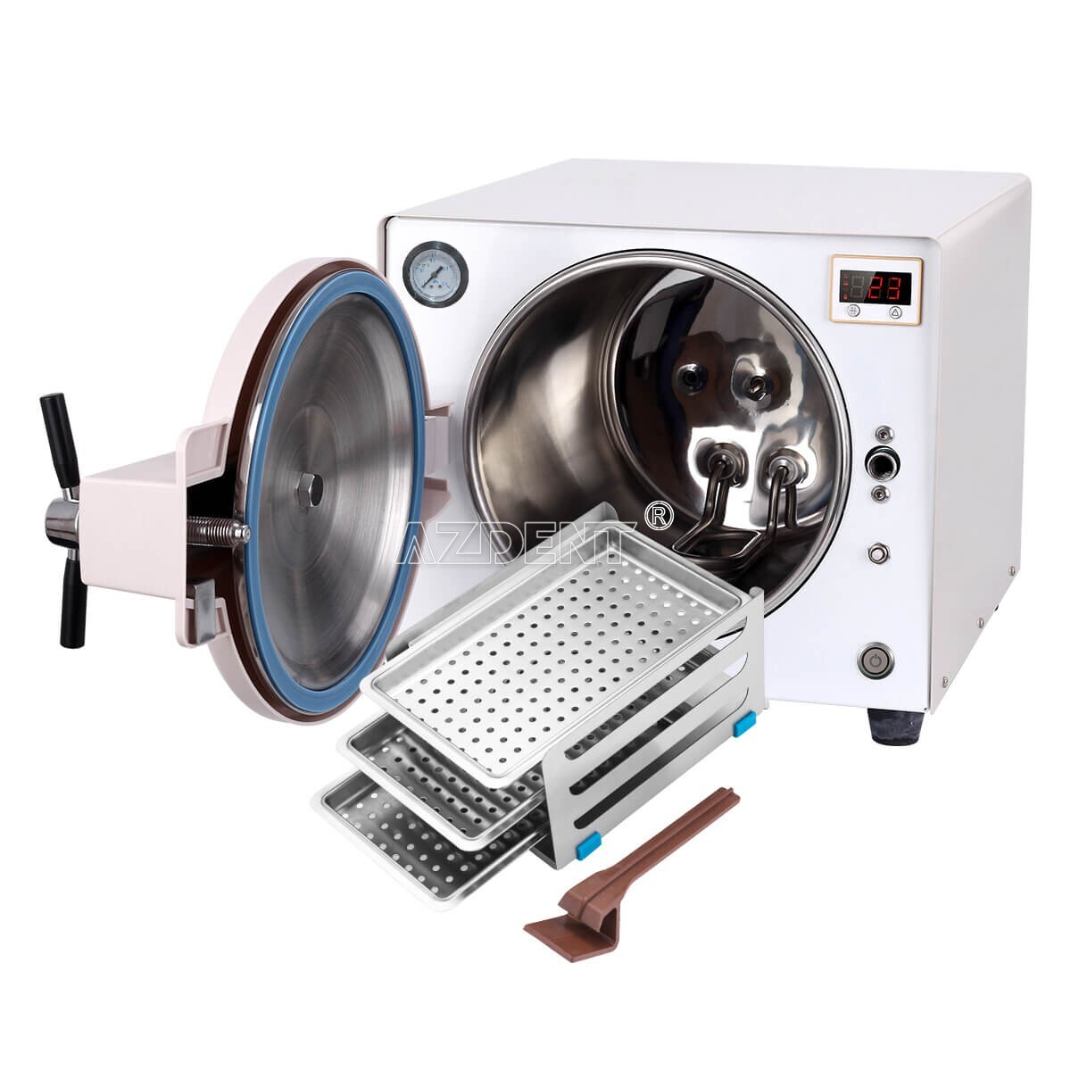 18L Dental Medical Autoclave Steam Sterilizer Heat Sterilization Automatically