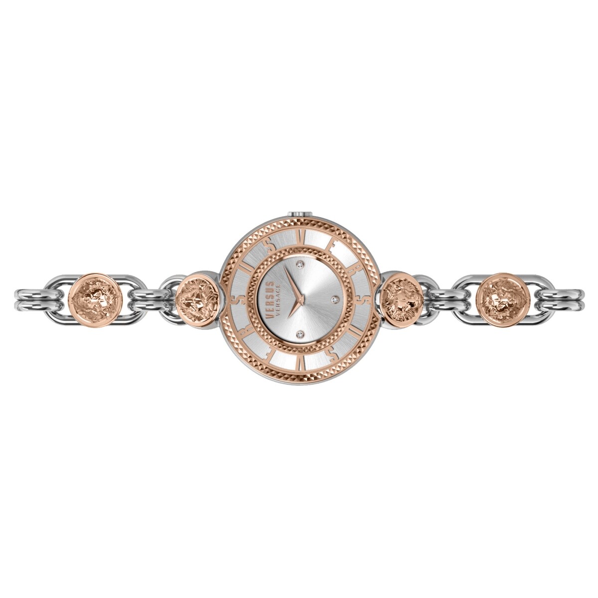 Pre-owned Versace Versus By  Ladies Watch Wristwatch Les Docks Vspll1420 Stainless Steel