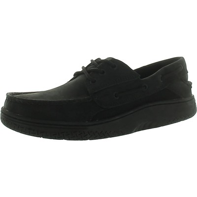 Мужские мокасины Sperry CIDER из черной кожи с высоким берцем 8.5 Medium (D) BHFO 9220