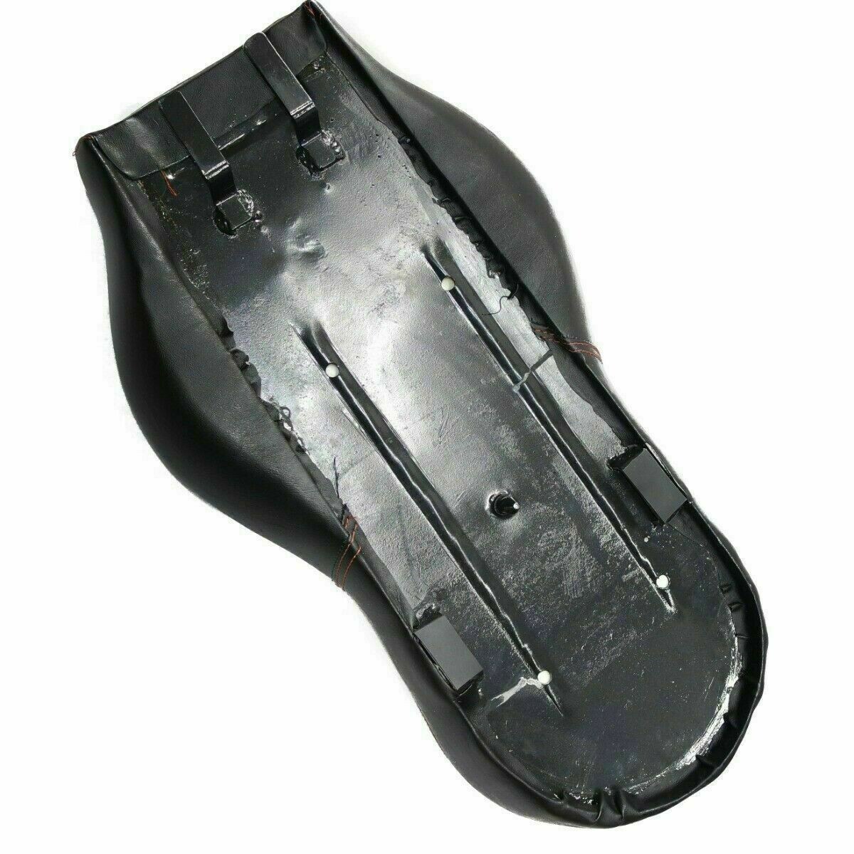FOR Royal Enfield Interceptor 650 Custom Made Cushioned Dual Seat Box Black  