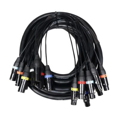 ProX XC-8XLR25 25 FT 8-Channel XLR3F to XLR3M Balanced Snake Cable idjnow