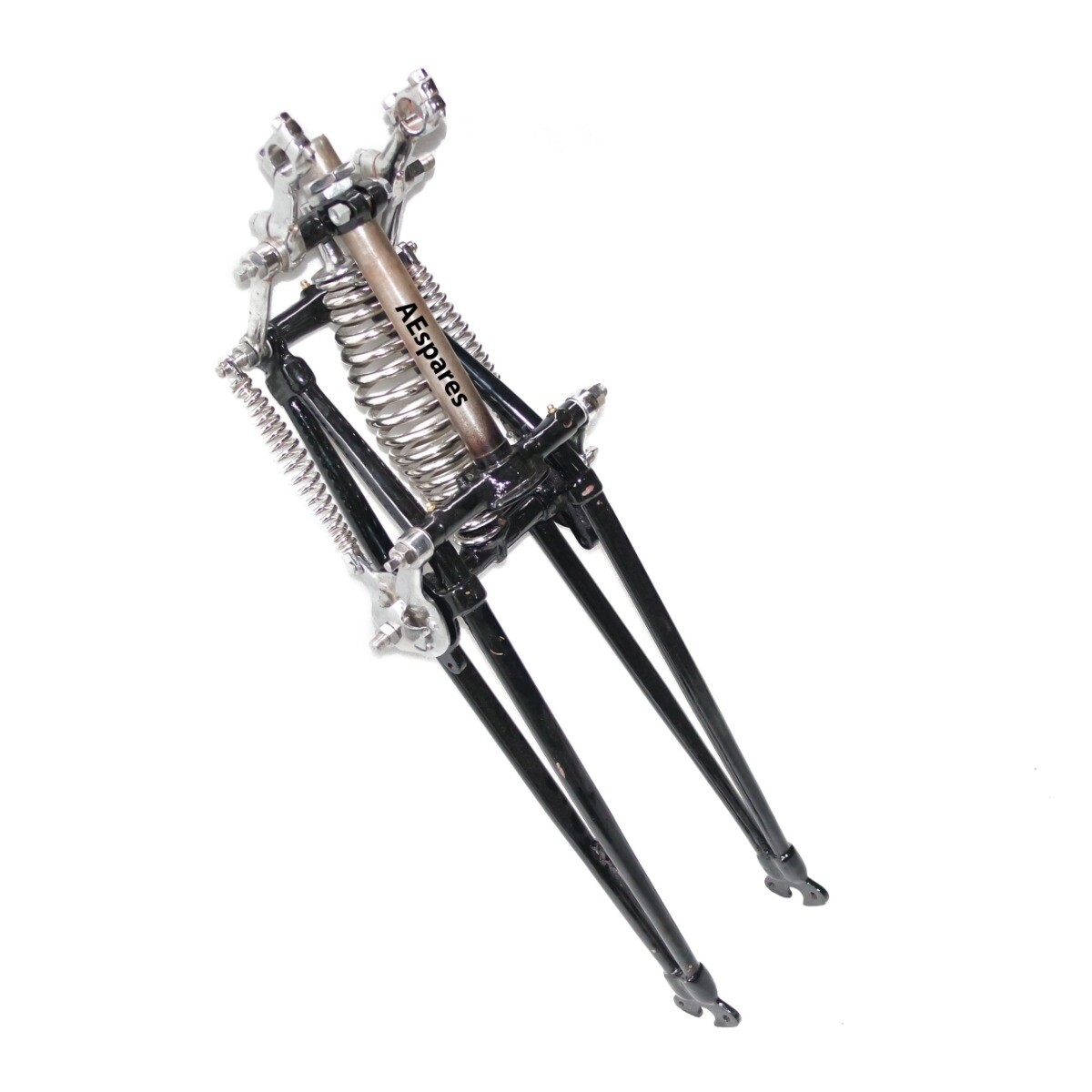  Ariel Red Hunter Springer Girder Fork Assembly Chrome Black painted 