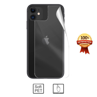 2x CLEAR PET Soft Back Film Screen Protector For Apple iPhone 12 13 Pro Max Mini