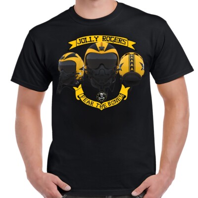 Jolly Rogers Pilot Helmet Skull and Crossbones Shirt
