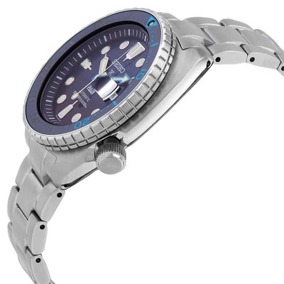 Pre-owned Seiko Prospex Sea Gmt Automatic Blue Dial Men's Watch Srpk01