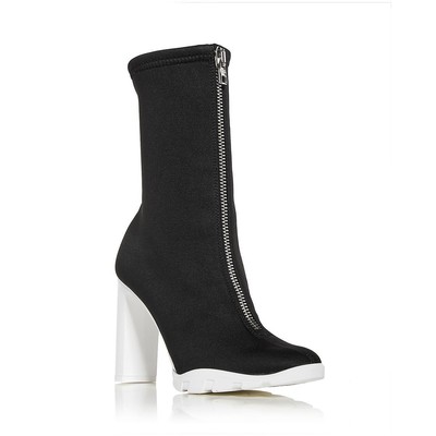 

Женские ботильоны Alexander McQueen Stretch Black-Ivory 40 Medium (B,M) BHFO 5107, Stretch