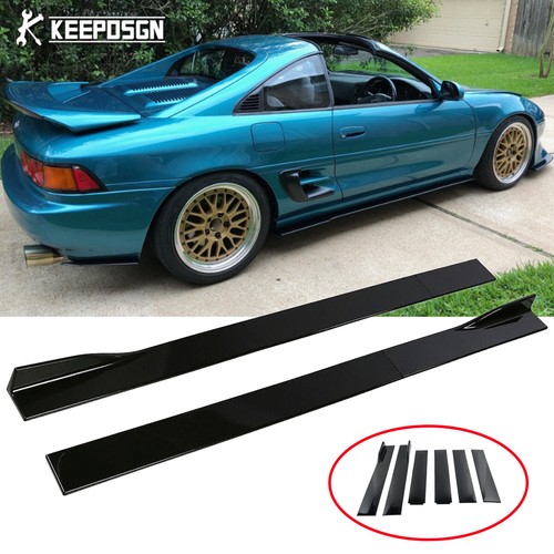 For Toyota MR2 Turbo Gloss 78.7'' Side Skirt Splitter Extension