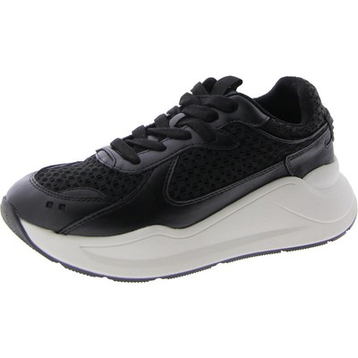 Повседневные и модные кроссовки Steve Madden Womens Mandel черного цвета 7 Medium (B, M) 4309