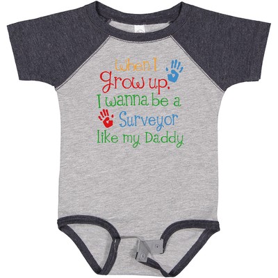 Inktastic Surveyor Like Daddy Baby Bodysuit Childs Kids Surveyor's Son My Cute