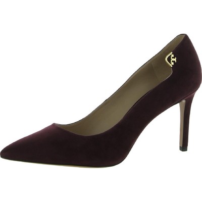 

Tory Burch Womens Elizabeth Purple Dress Heels Shoes 10 Medium (B,M) BHFO 8026, Port, Elizabeth