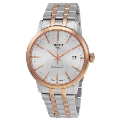 Pre-owned Tissot Classic Dream Swissmatic Silver Dial Men's Watch T129.407.22.031.00