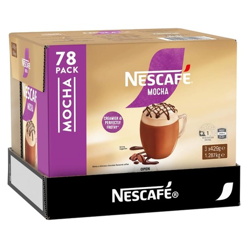 Nescafe Instant Coffee Stick Creamy & Frothy Mocha Cocoa Drink 78