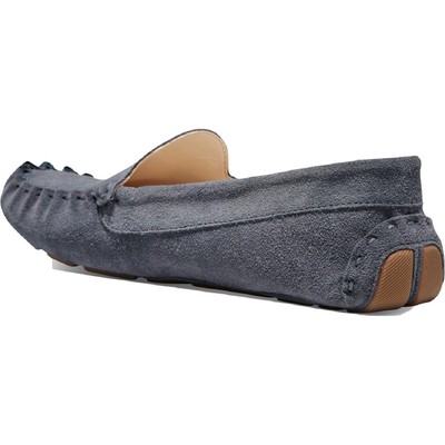 

Женские мокасины без шнуровки из искусственной кожи Cole Haan Evelyn Driver BHFO 1412, Ombre blue suede, Evelyn Driver