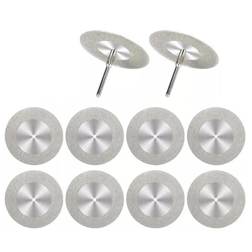 12Pcs Diamond Cutting Wheels For Dremel Rotary Tool 50mm Metal Cut Off Disc