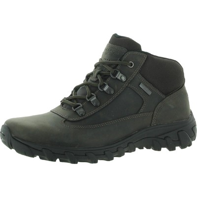 

Мужские коричневые кожаные рабочие ботинки Rockport Chukka, размер 8, средний (D) BHFO 6995, Dark brown leather, CH6313