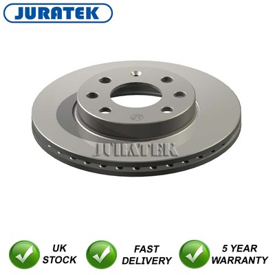 1x Brake Disc Front Juratek Fits Vauxhall Corsa 2000-2006 1.0 1.2 1.7 D