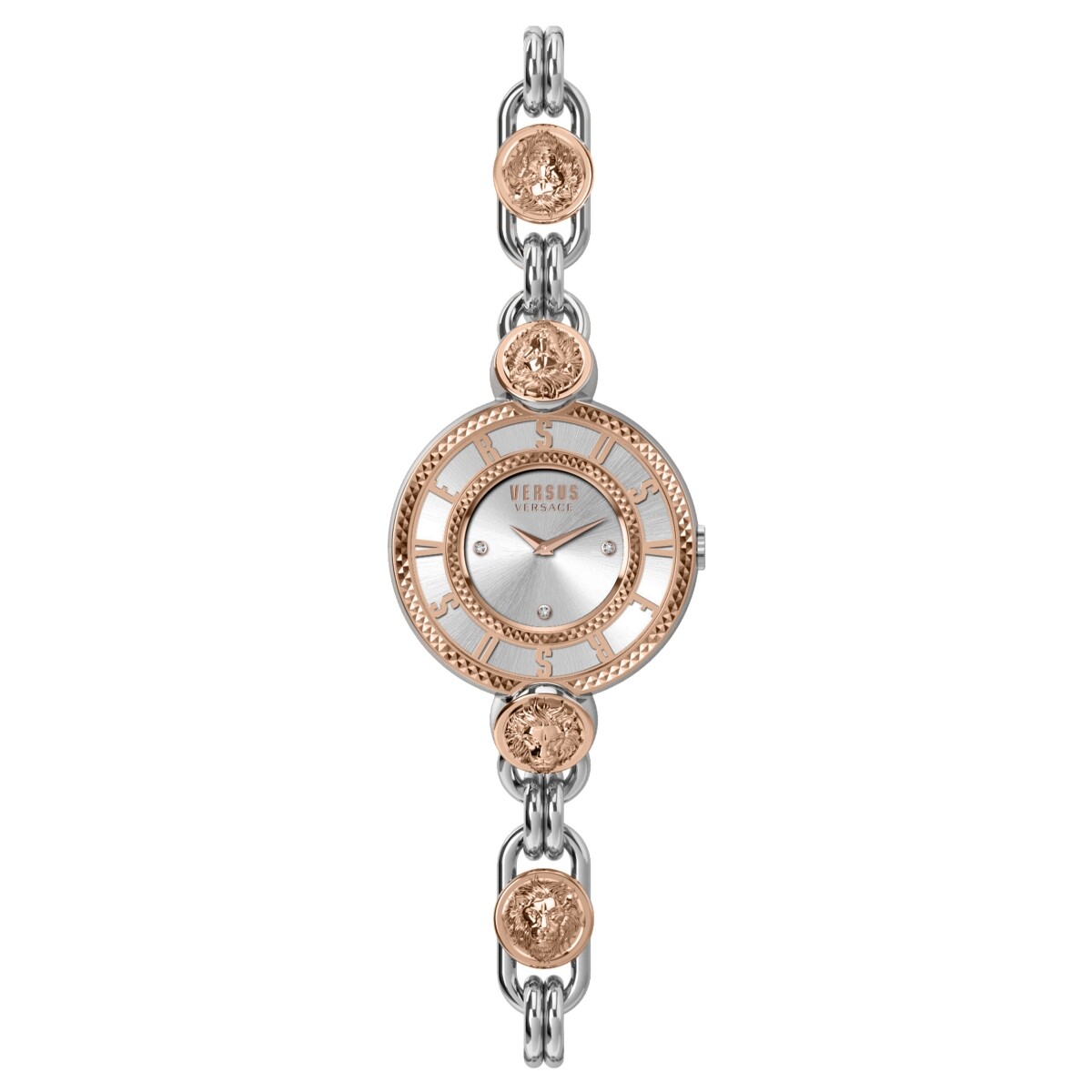 Pre-owned Versace Versus By  Ladies Watch Wristwatch Les Docks Vspll1420 Stainless Steel