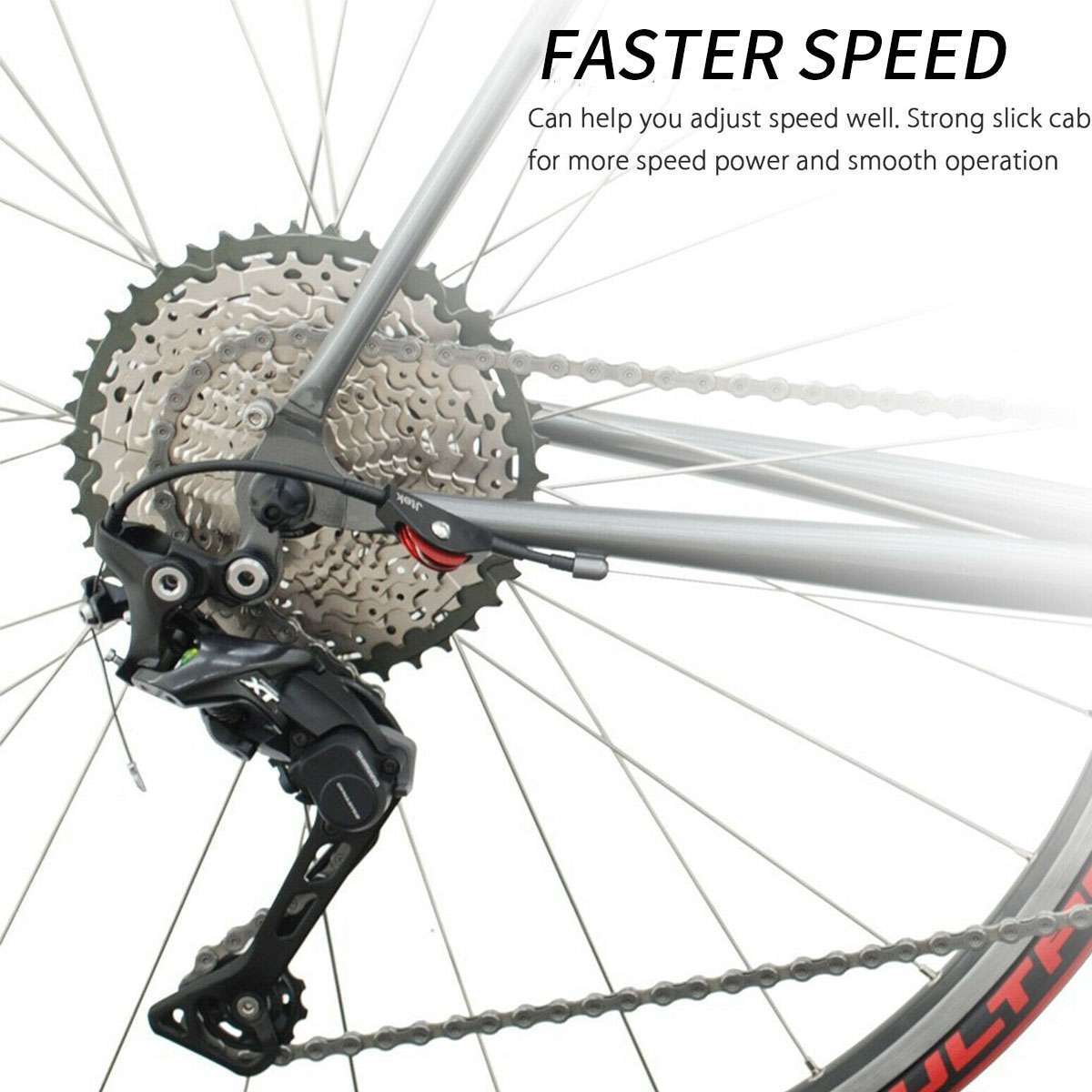 20Pcs Bicycle Brake Inner Wire Cable Line For Front Rear Road MTB Bike Break 6FT