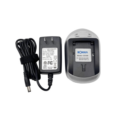 NEW CDC68 Single Charger For Sokkia BDC46/46A/46B BDC70/58 BT-L2Battery