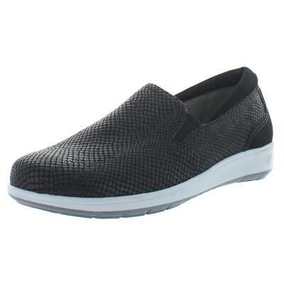 

Женские черные слипоны Walking Cradles Orleans, ширина 8 (C,D,W) BHFO 8379, Black matte snake print leather, Orleans