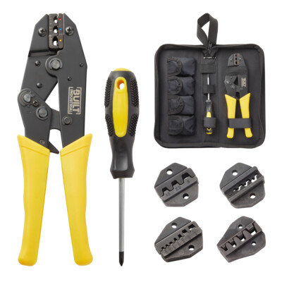 5 PCS Wire Crimpers Ratcheting Terminal Crimping Tools for Heat Shrink Connector
