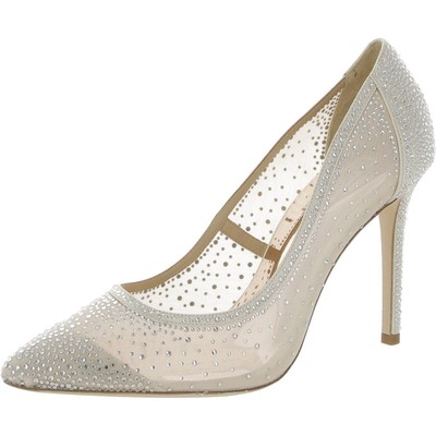Женские туфли-лодочки Badgley Mischka Weslee из атласа с острым носком без застежки BHFO 8132