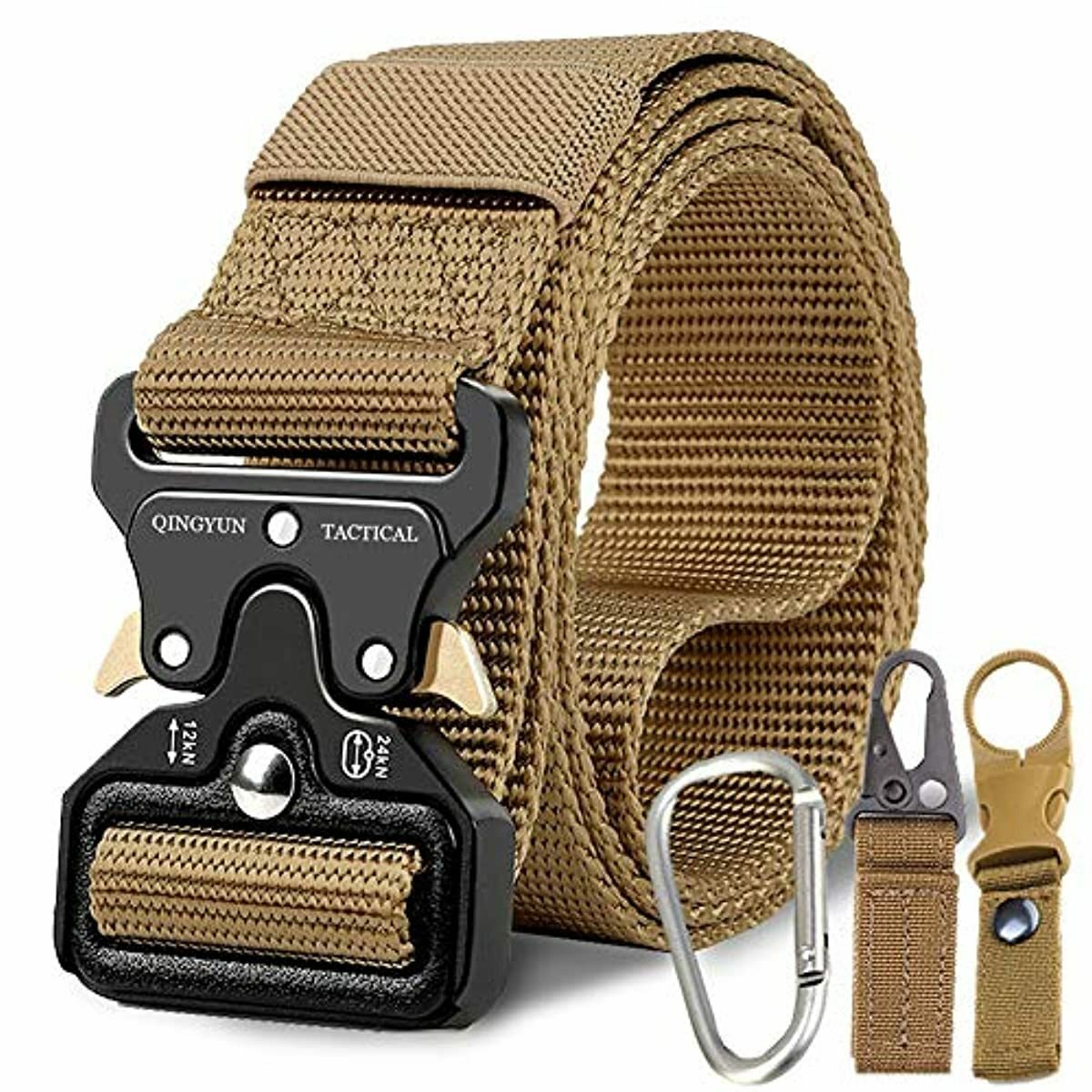 Tactical Belt,Military Style Quick Release Belt,1.5" Nylon Riggers