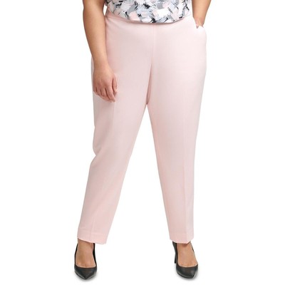 

Женские розовые офисные деловые брюки Calvin Klein Plus  BHFO 4865, Rose