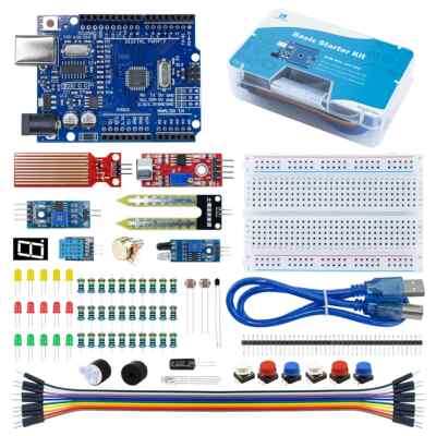 Basic Starter Kit for Arduino Uno R3 Projects Electronic Components Kit DIY Set