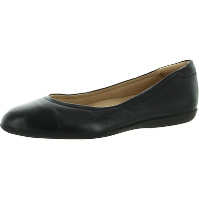 

Naturalizer Женские черные кожаные туфли на плоской подошве Vivienne 7 Medium (B,M) BHFO 9781, Black leather