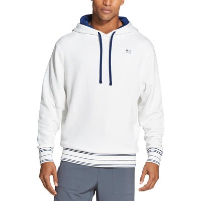 Мужская белая толстовка DKNY с логотипом Cozy Hoodie Loungewear XL BHFO 2243