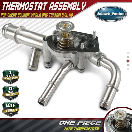 Coolant Thermostat Assembly for Chevy Equinox Malibu Impala GMC Terrain