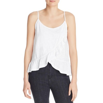 Женская белая прозрачная укороченная рубашка на бретелях Goldie Womens XS BHFO 4035