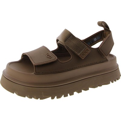 Женские босоножки на платформе Ugg золотисто-коричневого цвета 10 Medium (B,M) BHFO 5092