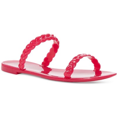 

Stuart Weitzman Женские розовые прозрачные сандалии на плоской подошве Braida 7 Medium (B,M) BHFO 1473, Orchid, Braida