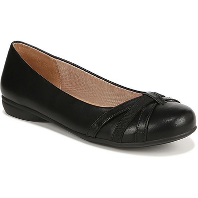 

LifeStride Женские черные балетки Abigail 5,5 средний (B,M) BHFO 9245, Black prentis