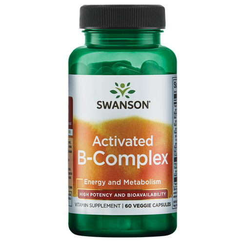Swanson Vitamin B- Активированный комплекс витаминов группы В - Для овощей с высокой активностью и биодоступностью