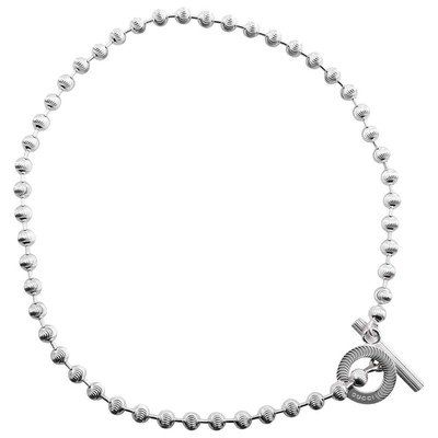 Pre-owned Gucci Ladies Boule Choker Necklace In Sterling Silver