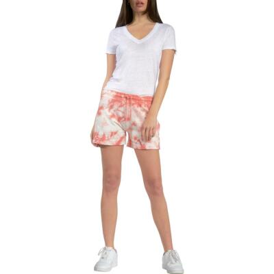 

Женские шорты Elan с завязками на шнурке Elan, Pink tie dye, FTT3060
