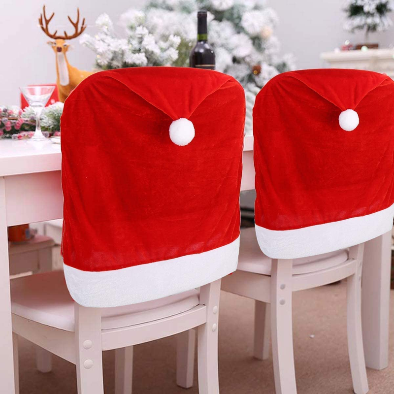 Slipcovers - Christmas Chair Back Covers - Holiday Deco