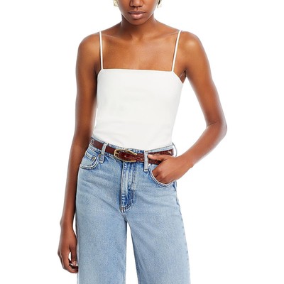 Rag & Bone Womens Irina Ivory Ponte Sleeveless Tank Cami Shirt S BHFO 3055