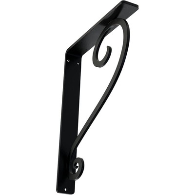 BKTM01X07X10SED Edwards, 1 1/2''W x 7 1/2''D x 10''H, Coated Black