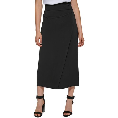 Женская рабочая одежда с искусственным запахом Calvin Klein, офисная юбка миди BHFO 4012