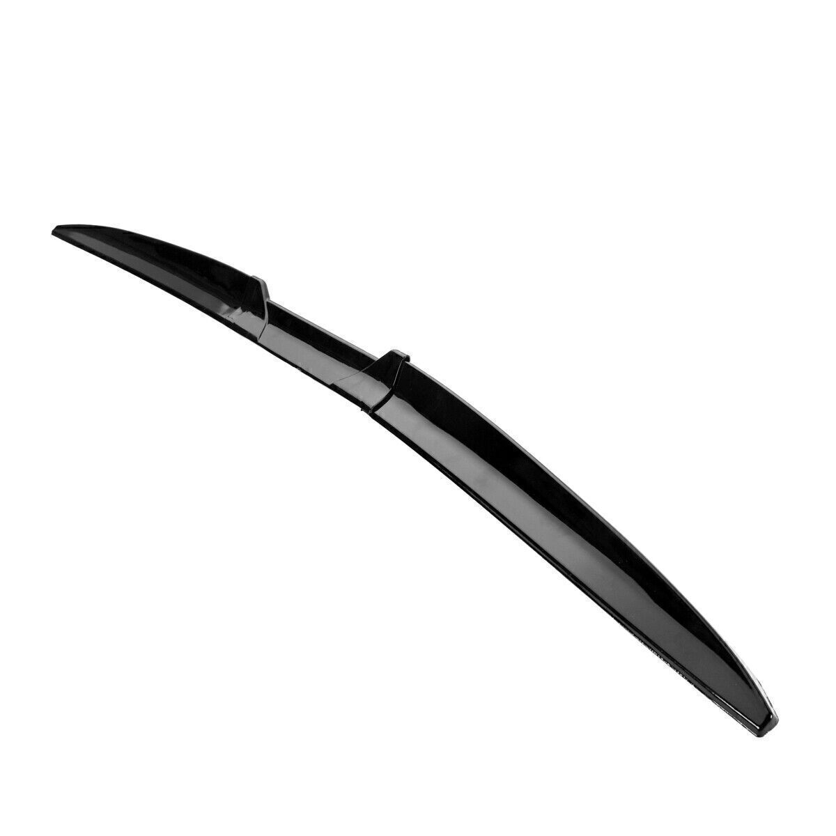 Glossy Black Car Rear Trunk Spoiler Lip Roof Tail Wing Car Sedan Universal USA