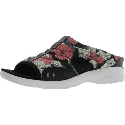 

Женские туфли без шнуровки Easy Spirit Traciee 2, черные, без шнуровки, 8, средние (B,M) BHFO 7580, Black/coral/white/floral