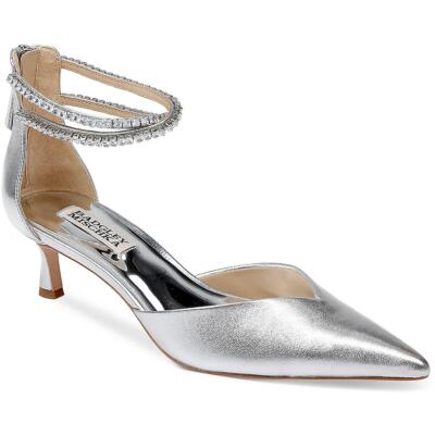 Badgley Mischka/ женские туфли Lilibeth на молнии со стразами в виде котенка на высоком каблуке BHFO 3897