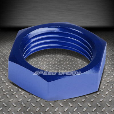 12АН АН-12 1 1/16-12 ЗАПОРНЫЙ ФИТИНГ ГАЙКИ УПЛОТНЕНИЯ ПЕРЕБОРКИ С СИНЕЙ АЛЮМИНИЕВОЙ ОТДЕЛКОЙ