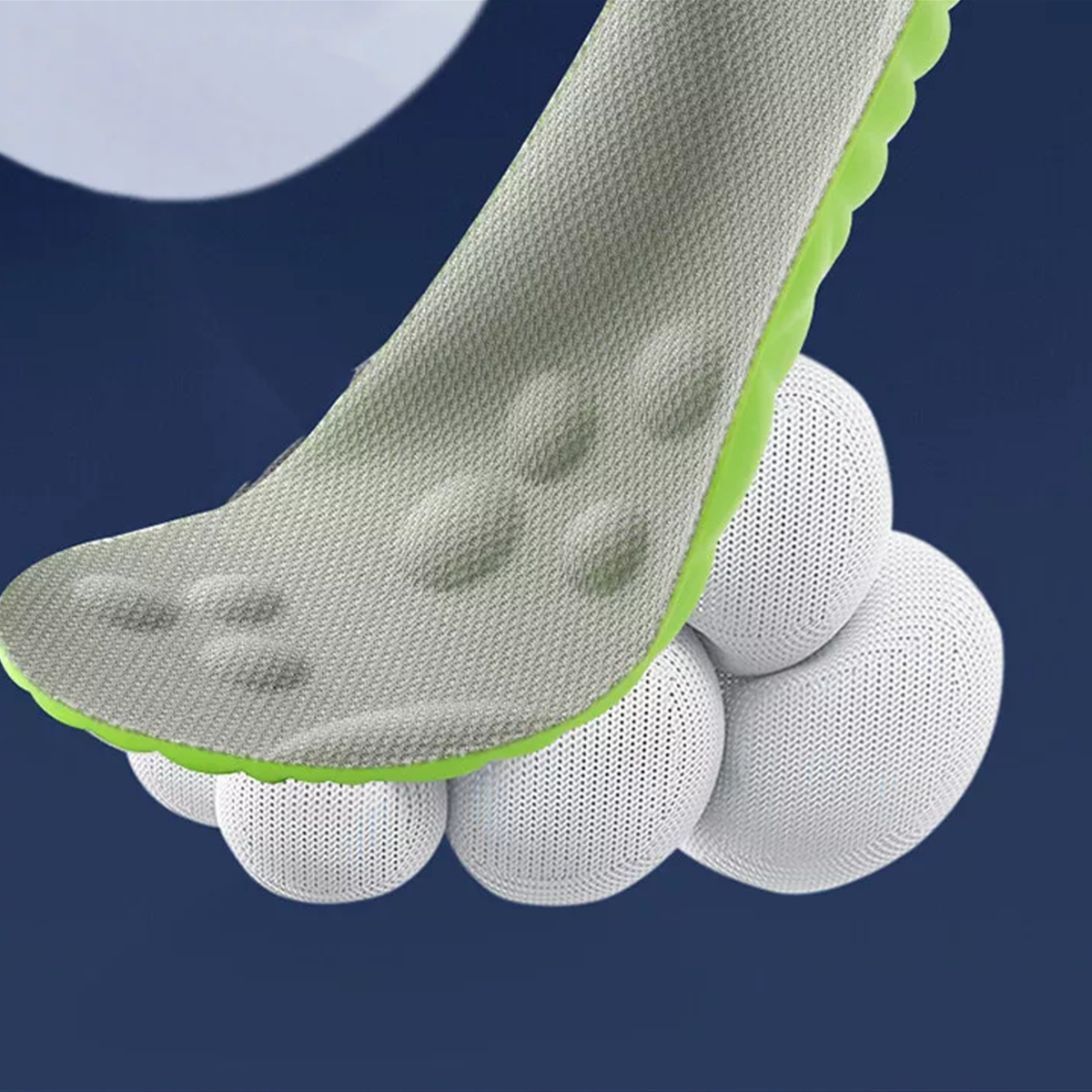 Insoles Orthopedic Supersoft For Sports Shoes 4D Inserts Feet Shock Absorption
